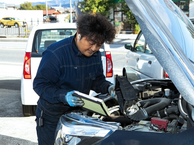 納車前の点検